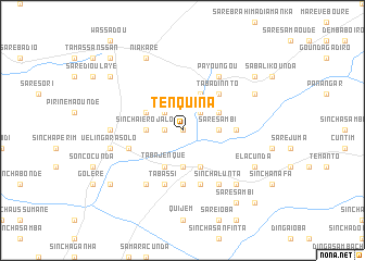 map of Tenquinã