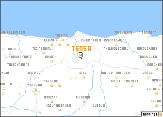map of Tensa
