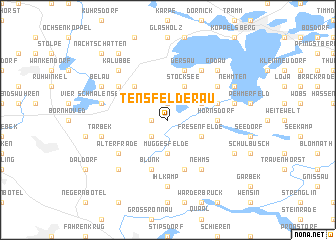 map of Tensfelderau