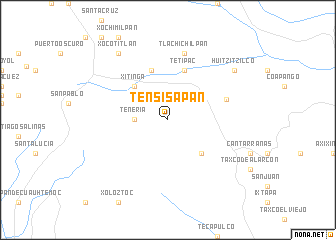 map of Tensisapan