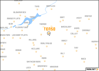 map of Tenso