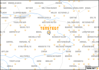 map of Tenstedt