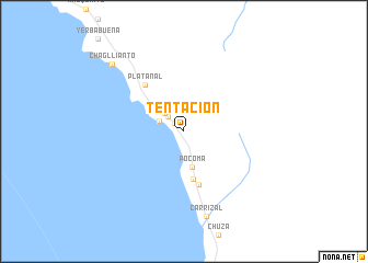 map of Tentación