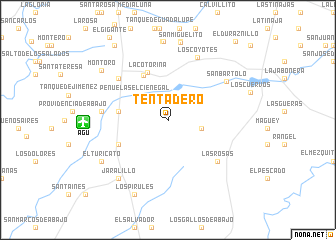 map of Tentadero