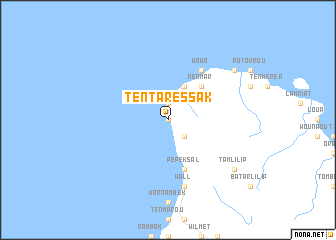 map of Tentaréssak