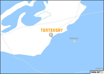 map of Tenteksay