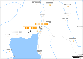 map of Tentena