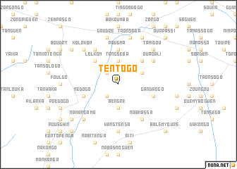 map of Tèntogo