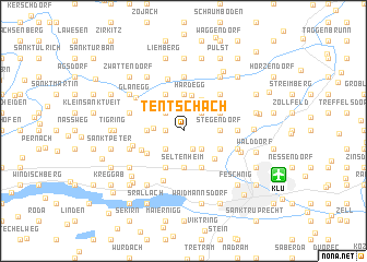 map of Tentschach