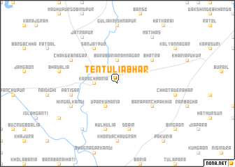 map of Tentulia Bhār