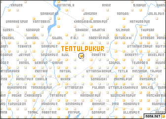 map of Tentulpukur