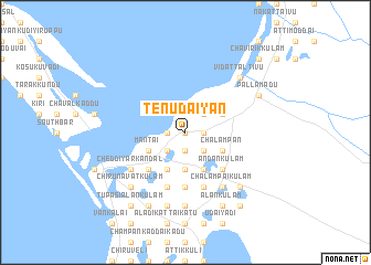 map of Tenudaiyan