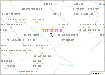 map of Tenzuela