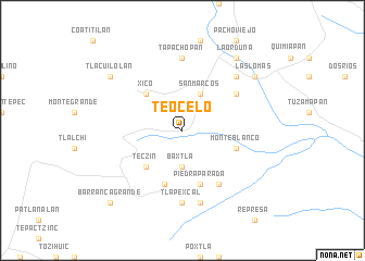 map of Teocelo