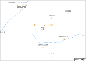 map of Teodorinho