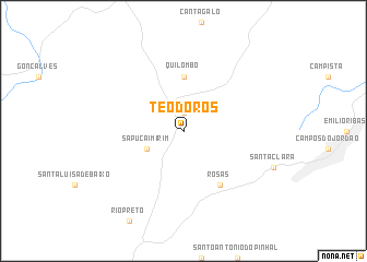 map of Teodoros