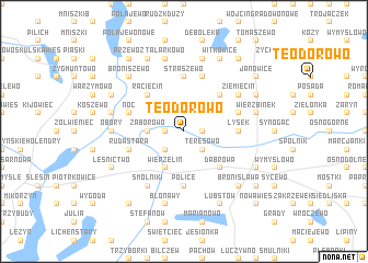 map of Teodorowo