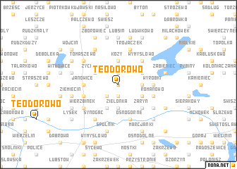 map of Teodorowo