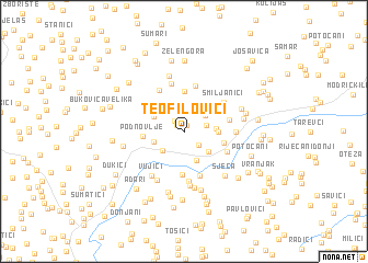 map of Teofilovići