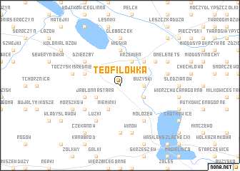 map of Teofilówka