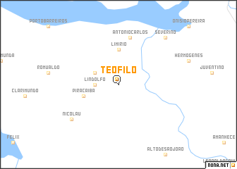 map of Teófilo