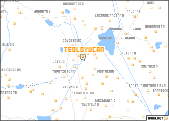 map of Teoloyucan