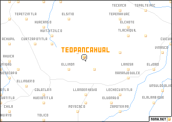 map of Teopancahual