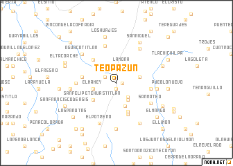 map of Teopazun