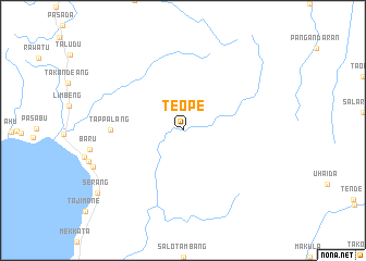 map of Teope