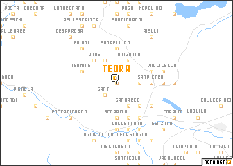 map of Teora