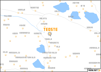 map of Teoste