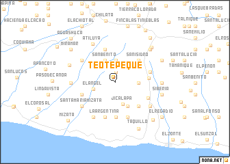 map of Teotepeque