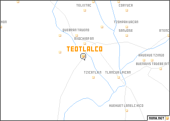 map of Teotlalco