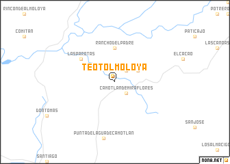 map of Teotolmoloya