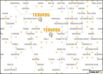 map of Téourou