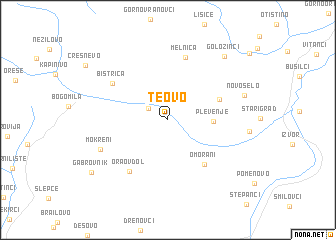 map of Teovo