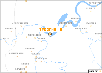 map of Tepachillo