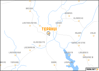 map of Tepahui