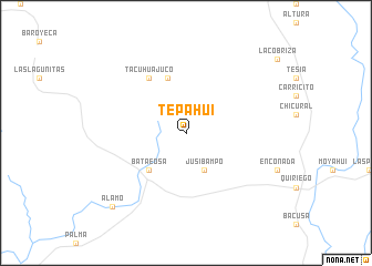 map of Tepahui