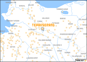 map of Tepakserang