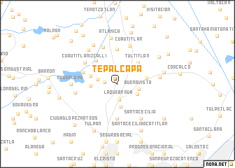 map of Tepalcapa