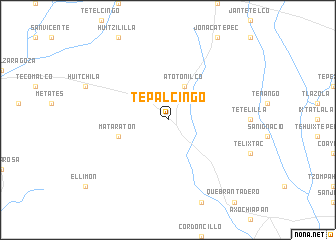 map of Tepalcingo