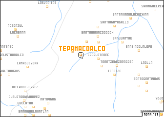 map of Tepamacoalco