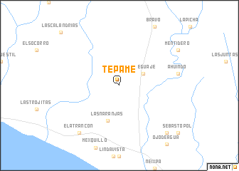 map of Tepame