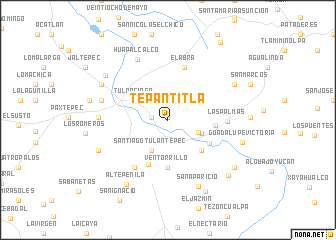 map of Tepantitla
