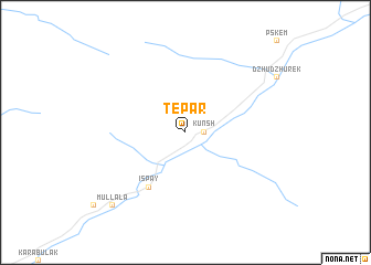 map of Tepar