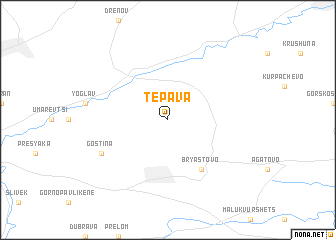 map of Tepava