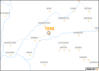 map of Tepa