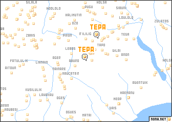 map of Tepa