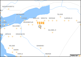 map of Tepa